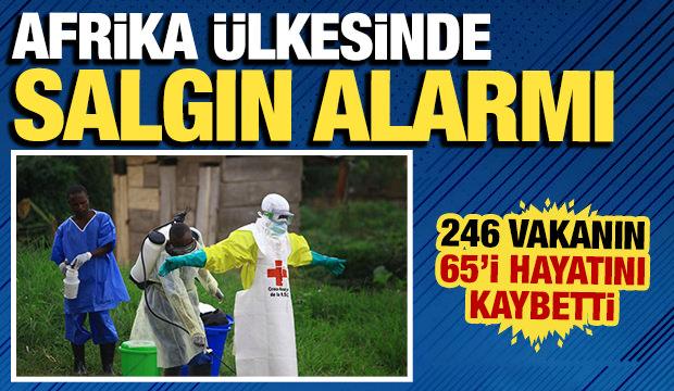 Afrika &uuml;lkesinde salgın alarmı: 246 vakanın 65'i hayatını kaybetti