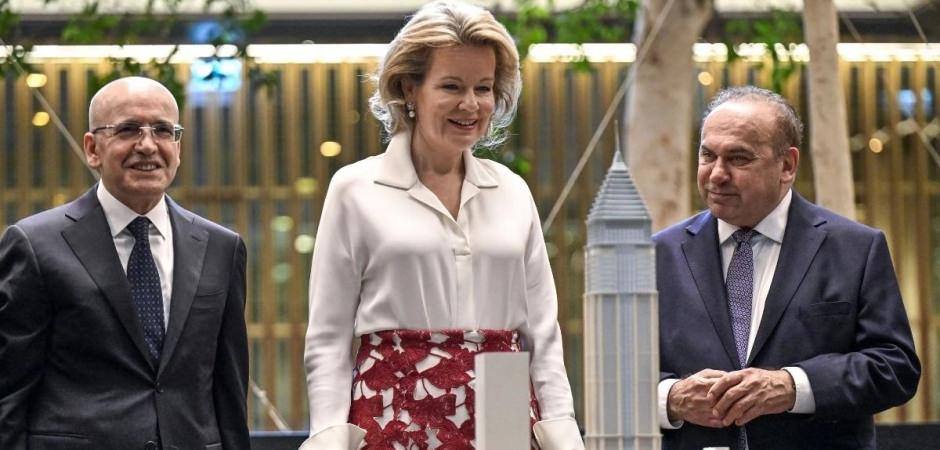 Bel&ccedil;ika Krali&ccedil;esi Mathilde, TCMB İstanbul Finans Merkezi Yerleşkesi'ni ziyaret etti