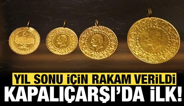 Kapalı&ccedil;arşı&rsquo;da ilk kez b&ouml;ylesi g&ouml;r&uuml;ld&uuml;: Yatırımcıya yıl sonu i&ccedil;in rakam verdi!
