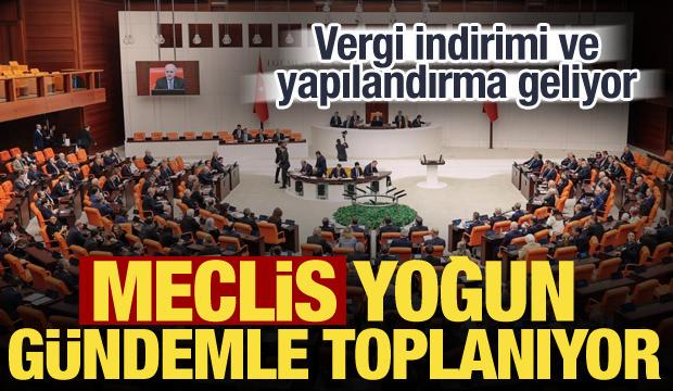 Meclis&rsquo;te ekonomi trafiği hızlandı! Vergi indirimi ve 72 ay &ouml;deme geliyor