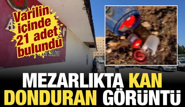 Şanlıurfa'da mezarlıkta kan donduran g&ouml;r&uuml;nt&uuml;ler: Varilde 21 insan cenini bulundu