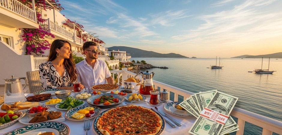 Plaja giriş parasıyla tatil yapılır! Lahmacun 30 euro, hamburger 42 euro! Sezon a&ccedil;ıldı