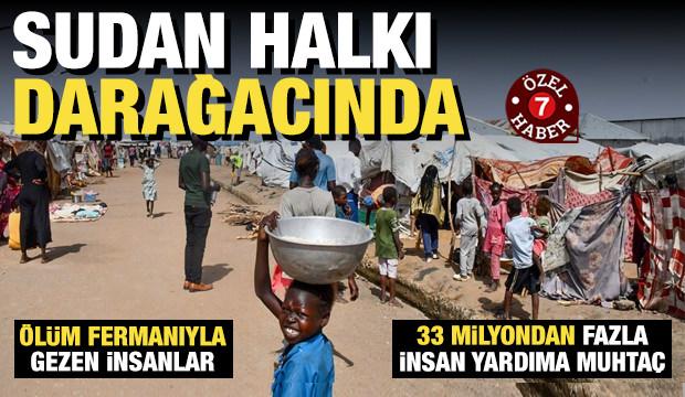 Sudan'da milyonlarca sivil kasıtlı a&ccedil;lık ve sistematik &ouml;l&uuml;mle karşı karşıya!