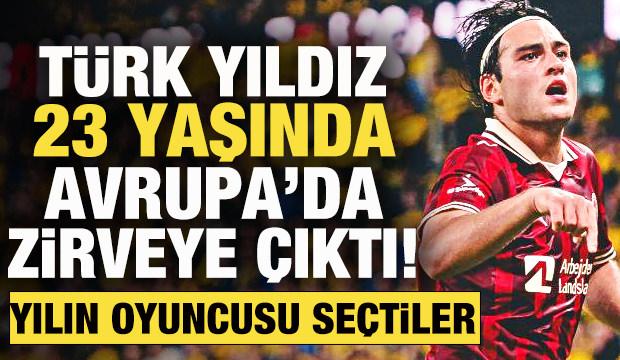 T&uuml;rk yıldız, 23 yaşında Avrupa&rsquo;da zirveye &ccedil;ıktı: Yılın oyuncusu se&ccedil;ildi