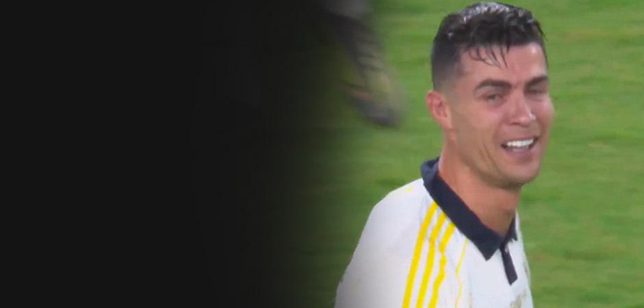 41 yaşındaki Ronaldo 35. kupasını aldı! G&ouml;zyaşlarını tutamadı