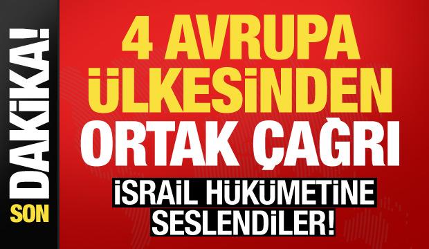 4 Avrupa &uuml;lkesinden Batı Şeria i&ccedil;in ortak a&ccedil;ıklama