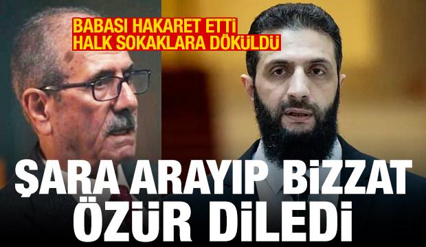 Babasından Deyrizor halkına hakaret! Şara arayıp &ouml;z&uuml;r diledi