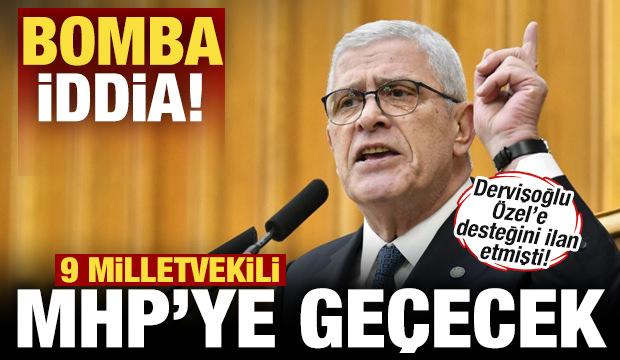 Dervişoğlu desteğini ilan etmişti! Bomba İYİ Parti iddiası! 9 milletvekili MHP'ye ge&ccedil;ecek