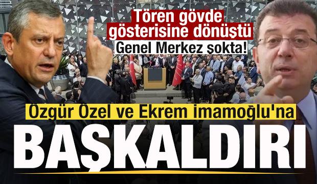 T&ouml;ren g&ouml;vde g&ouml;sterisine d&ouml;n&uuml;şt&uuml;! &Ouml;zg&uuml;r &Ouml;zel ve Ekrem İmamoğlu'na başkaldırı!