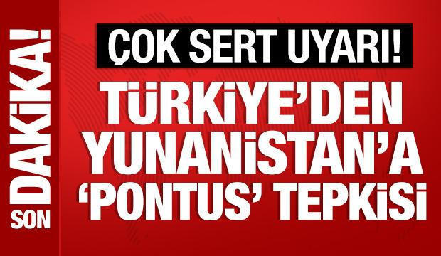 T&uuml;rkiye'den Yunanistan'a 'Pontus' tepkisi: Tarihten husumet &ccedil;ıkarmayın