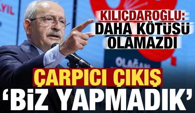 Kılı&ccedil;daroğlu'ndan &ccedil;arpıcı &ccedil;ıkış: Bundan k&ouml;t&uuml;s&uuml; olamazdı, biz yapmadık!