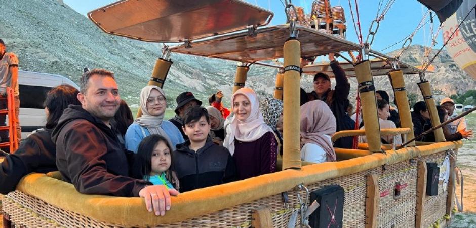 Kurban Bayramı tatilinde Kapadokya'da yerli turist yoğunluğu yaşanıyor