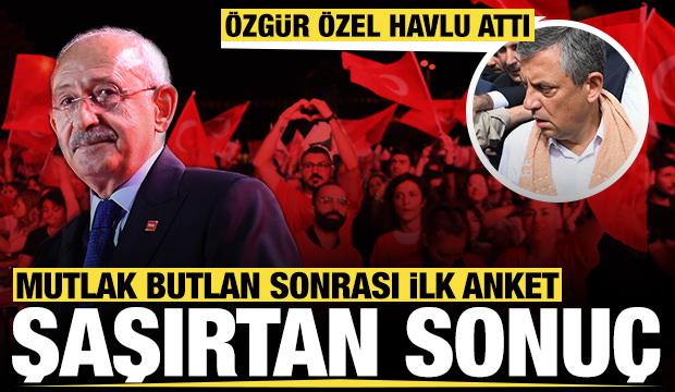 &Ouml;zg&uuml;r &Ouml;zel havlu attı: Mutlak butlan sonrası ilk anketten şaşırtan sonu&ccedil;
