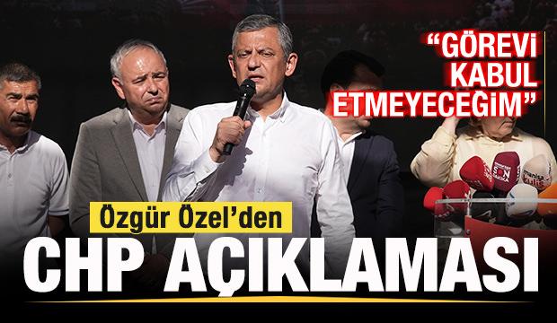 &Ouml;zg&uuml;r &Ouml;zel'den son dakika CHP a&ccedil;ıklaması: G&ouml;revi kabul etmeyeceğim