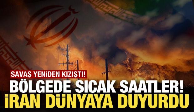 B&ouml;lgede sıcak saatler! İran'dan yeni tehdit: F&uuml;ze yağmuruyla karşılık verilecek