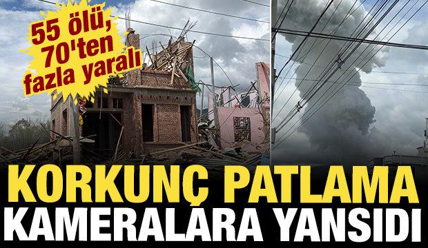 G&uuml;neydoğu Asya &uuml;lkesinde korkun&ccedil; patlama: 55 kişi &ouml;ld&uuml;