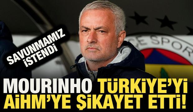 Jose Mourinho T&uuml;rkiye'yi AİHM'ye şikayet etti! Savunmamız istendi