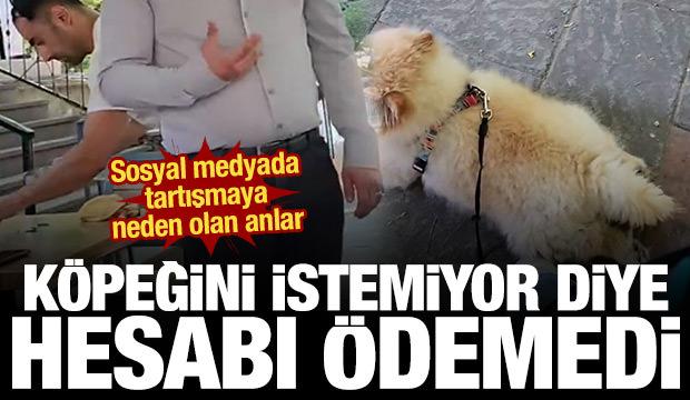 K&ouml;pek yasağını bahane edip hesabı &ouml;demedi