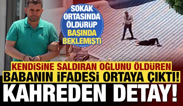 Sokak ortasında oğlunu &ouml;ld&uuml;r&uuml;p, başında beklemişti: Babanın ifadesinde kahreden detay!
