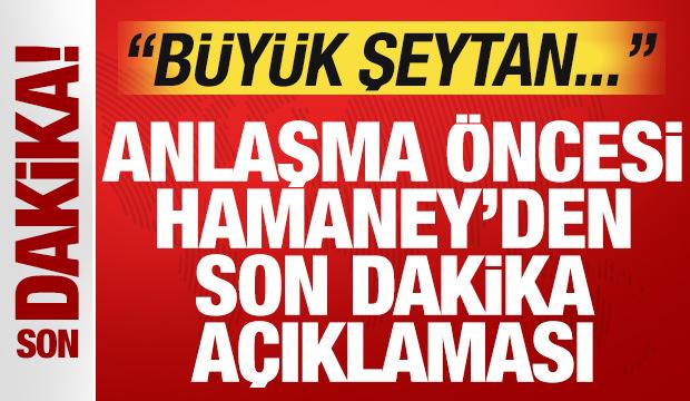 ABD ile imzalanacak anlaşma &ouml;ncesi Hamaney'den son dakika a&ccedil;ıklaması