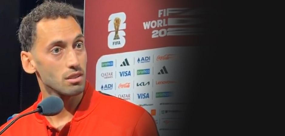 Avustralyalı gazetecinin sorusu Hakan &Ccedil;alhanoğlu'nu kızdırdı! Gereken cevabı verdi