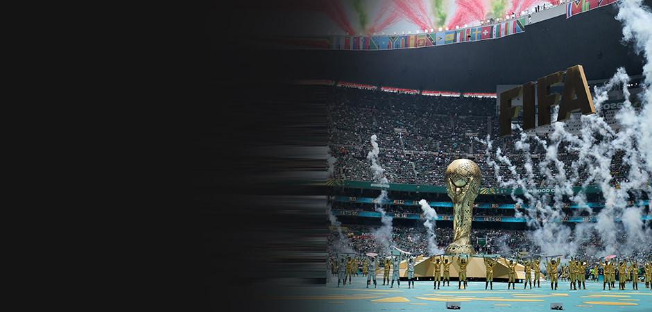 Futbol ş&ouml;leni başladı! D&uuml;nya Kupası a&ccedil;ılışında g&ouml;rkemli t&ouml;ren