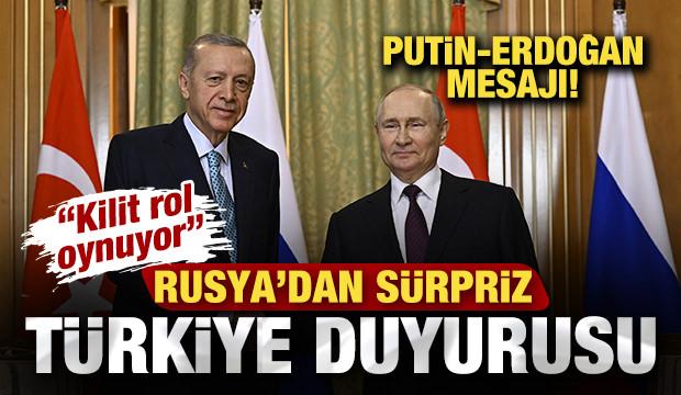 Rusya'dan son dakika T&uuml;rkiye duyurusu: Putin ve Erdoğan kilit rol oynuyor