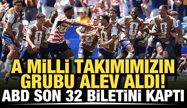 A Milli Takım'ın grubu alev aldı! ABD son 32 biletini kaptı