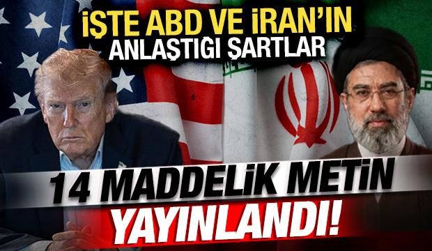 ABD-İran mutabakat metni sızdı! İşte t&uuml;m d&uuml;nyanın merak ettiği 14 maddelik anlaşma