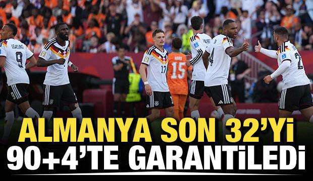 Almanya son 32'yi 90+4'te kurtardı