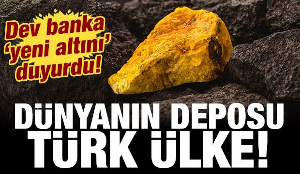 Dev banka 'yeni altını' ilan etti: T&uuml;rk &uuml;lke d&uuml;nyanın deposu konumunda!