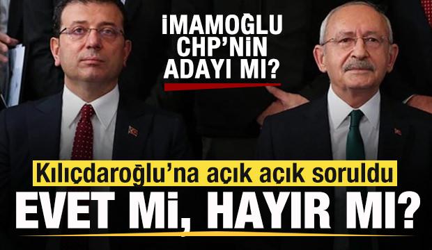 İmamoğlu cumhurbaşkanı adayı mı? Kılı&ccedil;daroğlu'na soruldu: Evet mi, hayır mı?