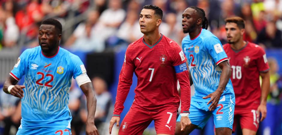 Ronaldo'lu Portekiz, Demokratik Kongo'ya diş ge&ccedil;iremedi