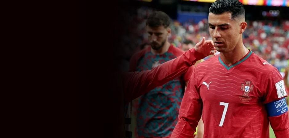 Ronaldo'ya trib&uuml;nler acımadı! Tezah&uuml;ratla &ccedil;ıldırttılar
