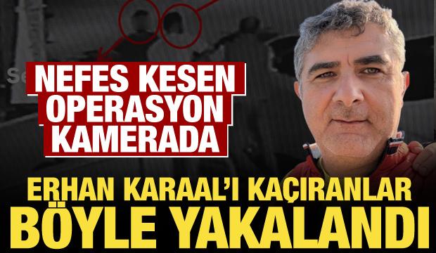 İBB y&ouml;neticisi Erhan Karaal&rsquo;ı ka&ccedil;ıranların yakalanma anları ortaya &ccedil;ıktı