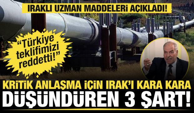 Irak'tan Kerk&uuml;k-Ceyhan hattı i&ccedil;in &ccedil;arpıcı iddia: T&uuml;rkiye &uuml;&ccedil; şart &ouml;ne s&uuml;rd&uuml;