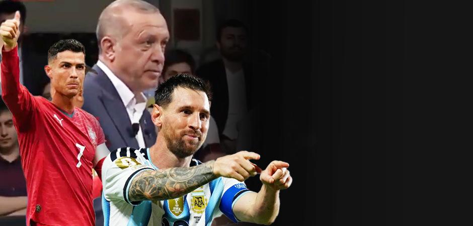Ronaldo mu Messi mi ? Cumhurbaşkanı Erdoğan'dan tarihe ge&ccedil;ecek cevap