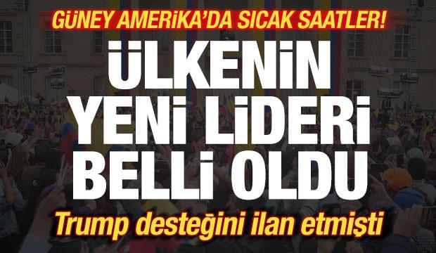 Trump desteğini ilan etmişti: &Uuml;lkenin yeni lideri belli oldu! Kolombiya'da sıcak saatler