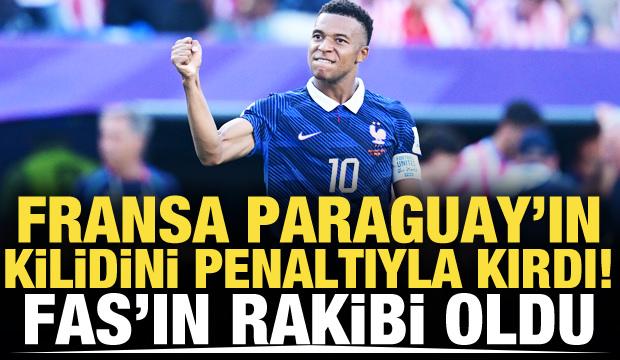 Fransa kilidi penaltıyla kırdı! &Ccedil;eyrek finale y&uuml;kseldi
