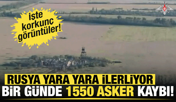Rusya yara yara ilerliyor... Bir g&uuml;nde 1550 asker kaybı!
