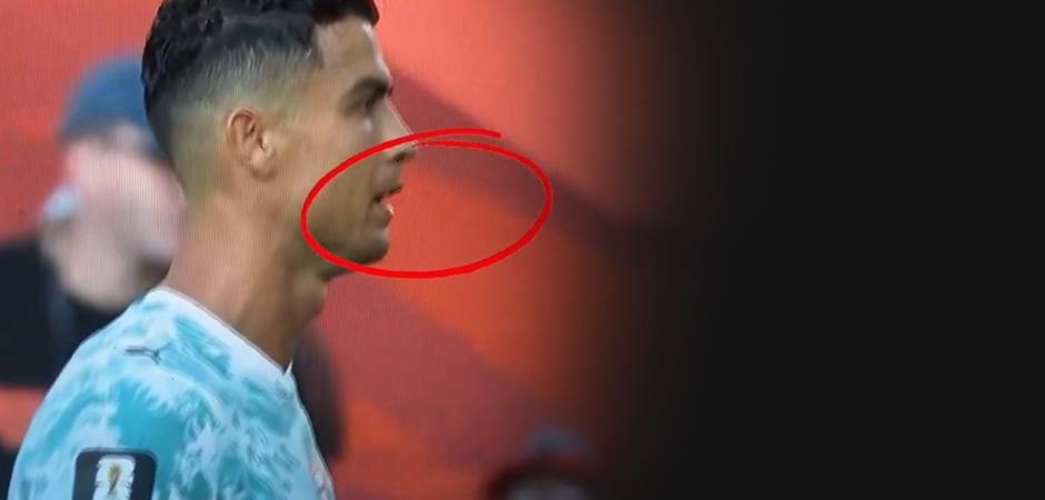 Sosyal medyayı sallayan g&ouml;r&uuml;nt&uuml;! Ronaldo Besmele mi &ccedil;ekti?