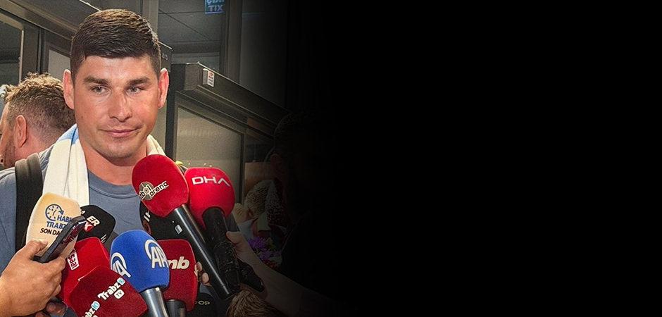 Trabzonspor'un yeni transferi Ruslan Malinovsky şehre indi! İşte ilk s&ouml;zleri