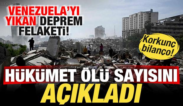 Venezuela'yı yıkan deprem felaketi! H&uuml;k&uuml;met &ouml;l&uuml; sayısını a&ccedil;ıkladı