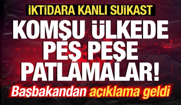 Yunanistan'da peş peşe patlamalar! İktidara kanlı suikast! Başbakandan a&ccedil;ıklama geldi
