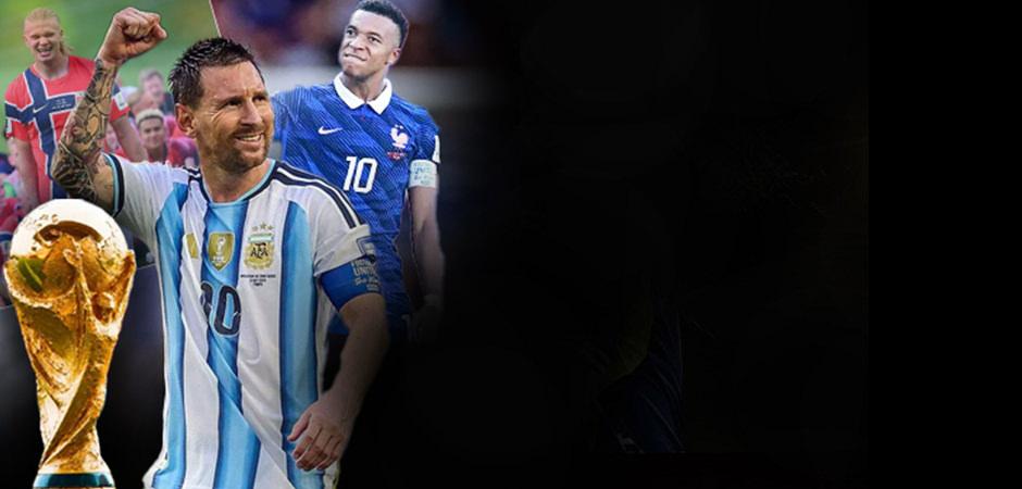 D&uuml;nya Kupası'nda altın ayakkabı i&ccedil;in kıyasıya yarış! Messi, Mbappe ve Haaland aynı sırada
