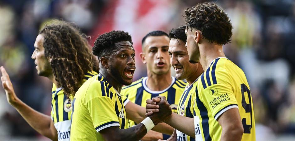 Fenerbahçe'den 5 gollü galibiyet