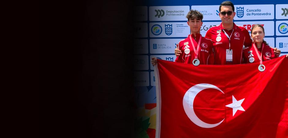 Milli sporcularımız Avrupa ikincisi oldu!