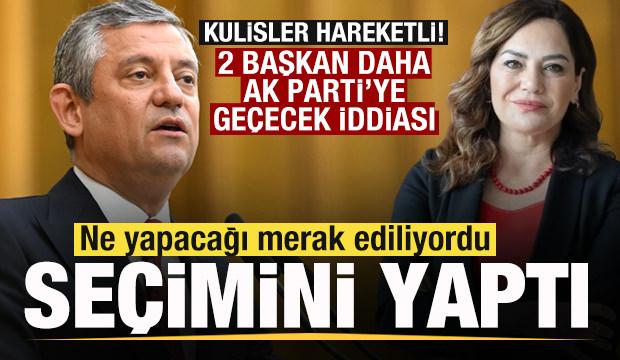 &Ouml;zg&uuml;r &Ouml;zel'e bir şok da Candan Y&uuml;ceer'den! İstanbul'da 2 başkan i&ccedil;in AK Parti iddiası