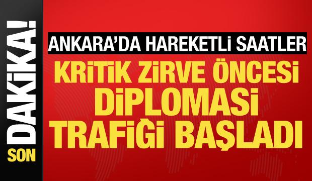 Son dakika... NATO zirvesi &ouml;ncesi diplomasi trafiği başladı! Peş peşe g&ouml;r&uuml;şmeler