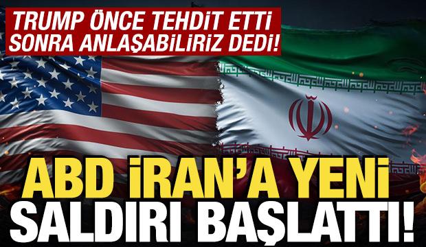 ABD İran'a yeni saldırı başlattı! Trump: Anlaşmak halen m&uuml;mk&uuml;n